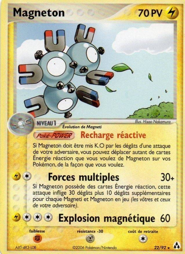 Magneton 22 — EX Legend Maker (French Pokémon TCG card)