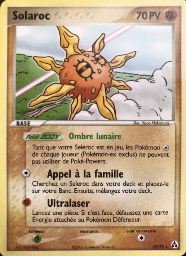 Solaroc 25 — EX Legend Maker (French Pokémon TCG card)