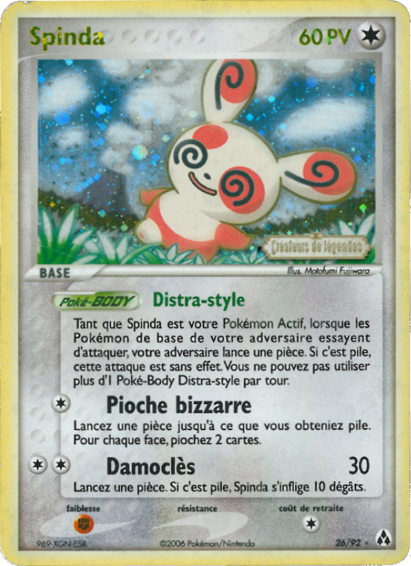 Spinda 26 — EX Legend Maker (French Pokémon TCG card)