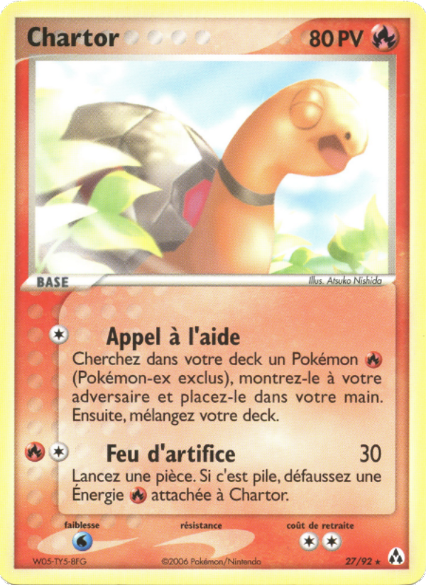 Chartor 27 — EX Legend Maker (French Pokémon TCG card)