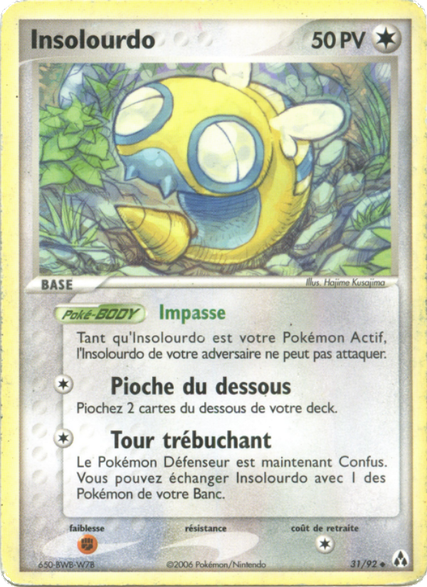 Insolourdo 31 — EX Legend Maker (French Pokémon TCG card)