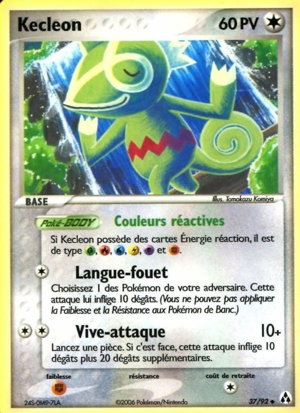 Kecleon 37 — EX Legend Maker (French Pokémon TCG card)