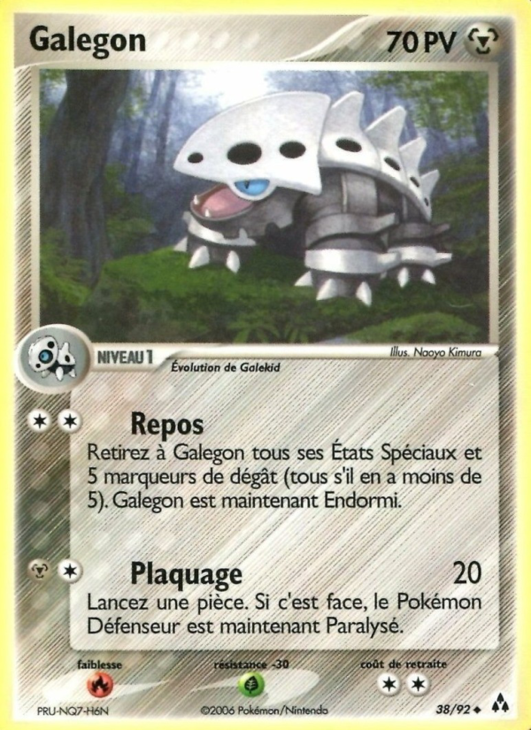 Galegon 38 — EX Legend Maker (French Pokémon TCG card)