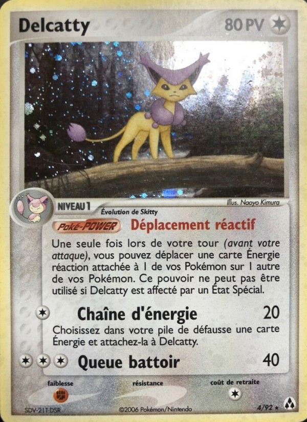 Delcatty 4 — EX Legend Maker (French Pokémon TCG card)