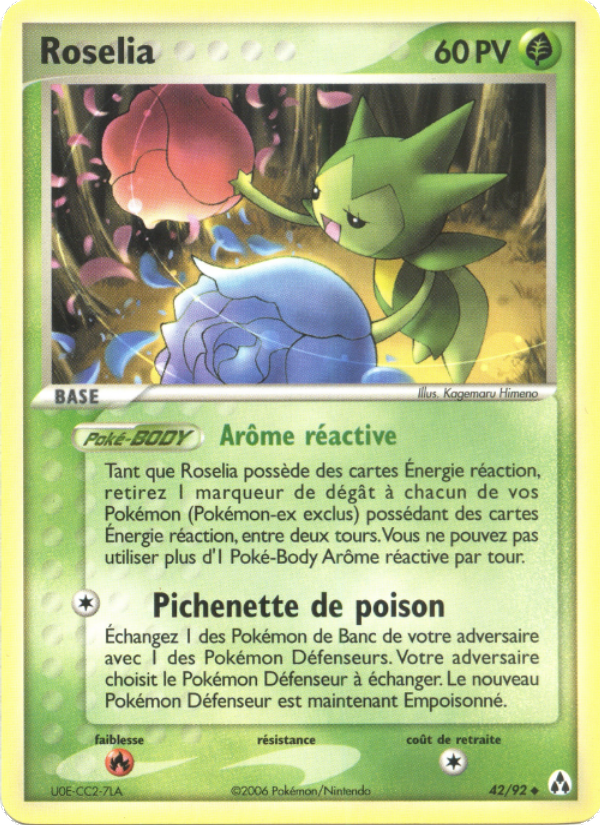 Roselia 42 — EX Legend Maker (French Pokémon TCG card)