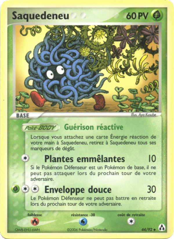 Saquedeneu 44 — EX Legend Maker (French Pokémon TCG card)