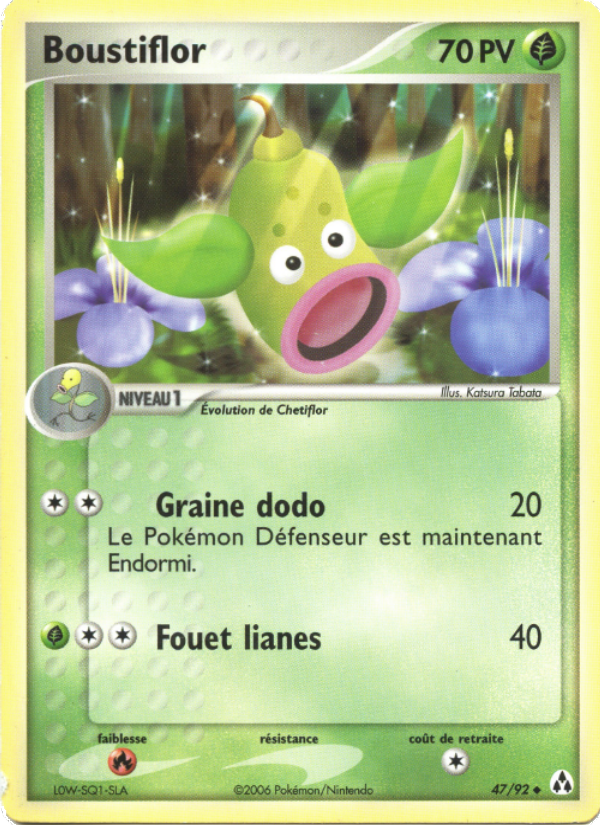 Boustiflor 47 — EX Legend Maker (French Pokémon TCG card)