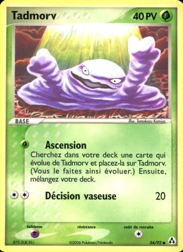 Tadmorv 54 — EX Legend Maker (French Pokémon TCG card)