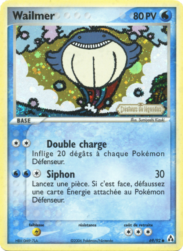 Wailmer 69 — EX Legend Maker (French Pokémon TCG card)