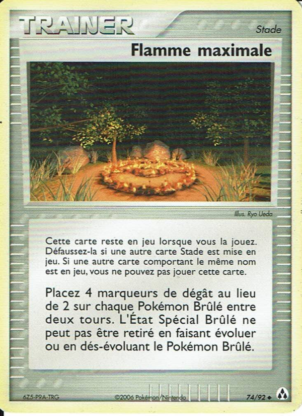 Flamme maximale 74 — EX Legend Maker (French Pokémon TCG card)