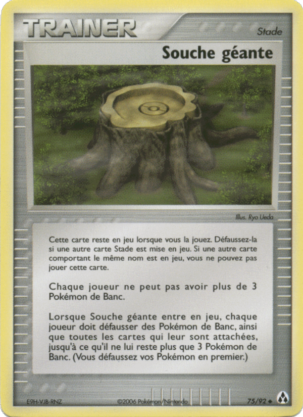 Souche géante 75 — EX Legend Maker (French Pokémon TCG card)