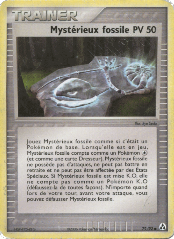 Mystérieux fossile 79 — EX Legend Maker (French Pokémon TCG card)