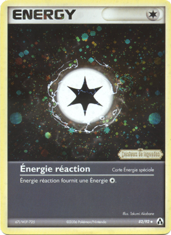 Énergie réaction 82 — EX Legend Maker (French Pokémon TCG card)