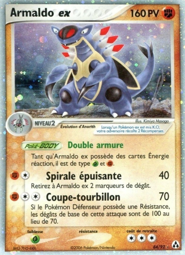 Armaldo ex 84 — EX Legend Maker (French Pokémon TCG card)
