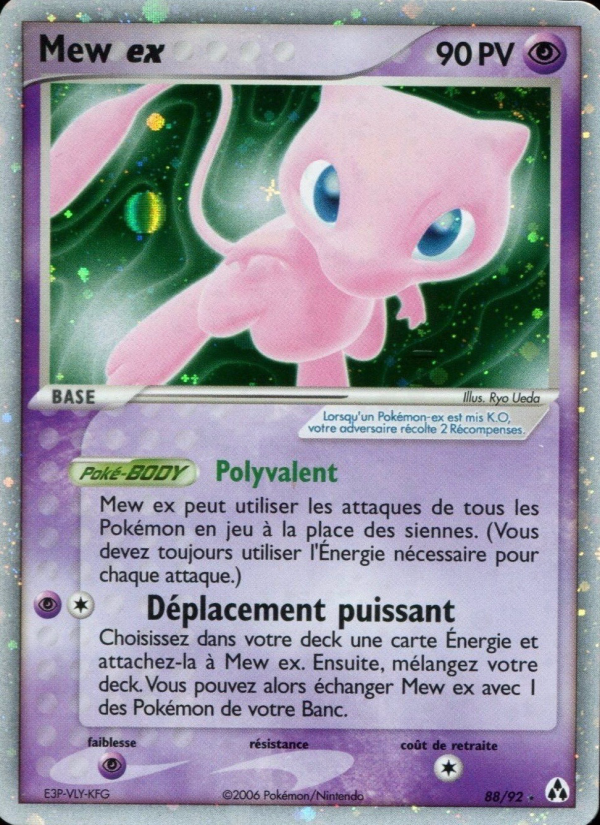 Mew ex 88 — EX Legend Maker (French Pokémon TCG card)