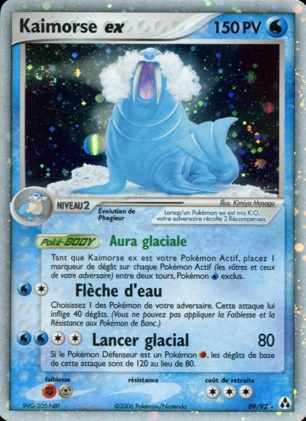 Kaimorse ex 89 — EX Legend Maker (French Pokémon TCG card)