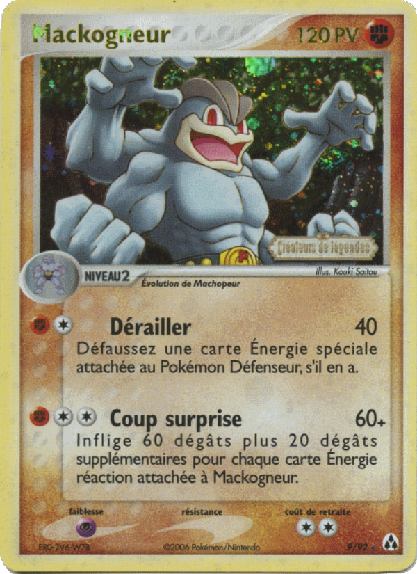Mackogneur 9 — EX Legend Maker (French Pokémon TCG card)