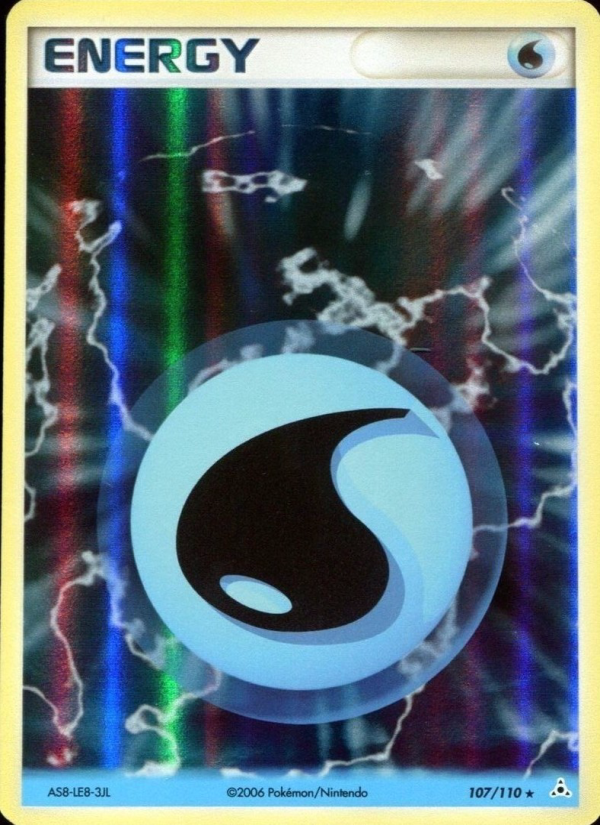 Énergie Eau 107 — EX Holon Phantoms (French Pokémon TCG card)