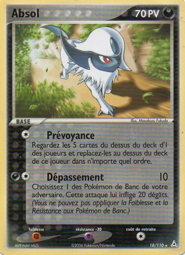Absol 18 — EX Holon Phantoms (French Pokémon TCG card)