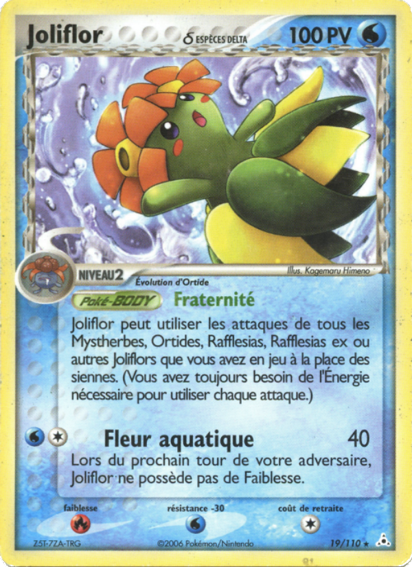 Joliflor δ 19 — EX Holon Phantoms (French Pokémon TCG card)