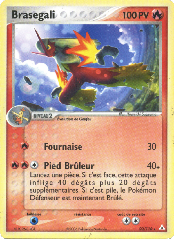 Brasegali 20 — EX Holon Phantoms (French Pokémon TCG card)