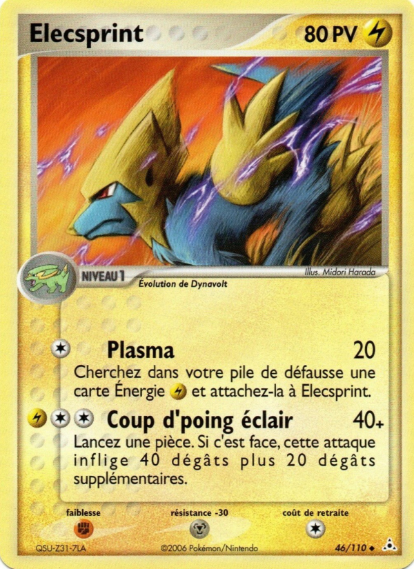 Elecsprint 46 — EX Holon Phantoms (French Pokémon TCG card)