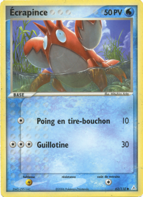 Ecrapince 62 — EX Holon Phantoms (French Pokémon TCG card)