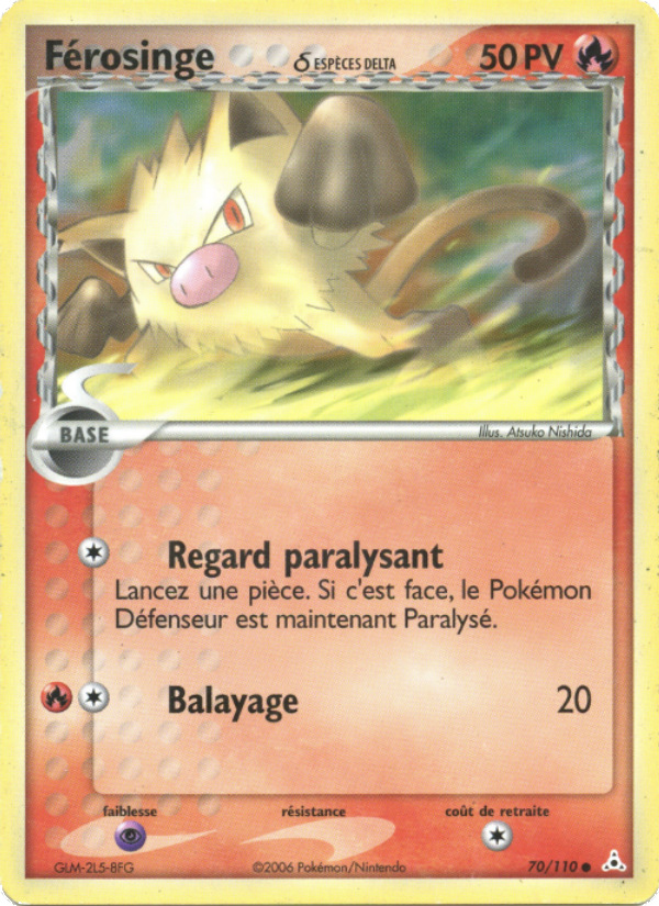 Férosinge δ 70 — EX Holon Phantoms (French Pokémon TCG card)