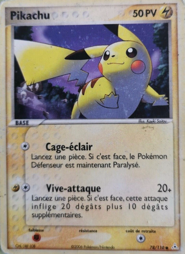 Pikachu 78 — EX Holon Phantoms (French Pokémon TCG card)