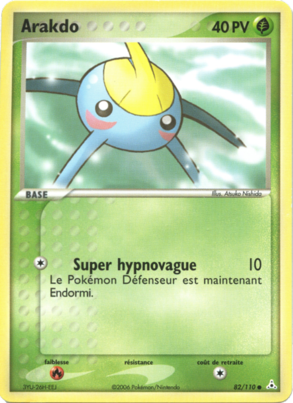 Arakdo 82 — EX Holon Phantoms (French Pokémon TCG card)