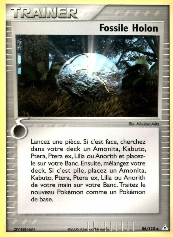 Fossile Holon 86 — EX Holon Phantoms (French Pokémon TCG card)