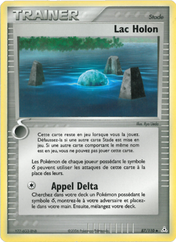 Lac Holon 87 — EX Holon Phantoms (French Pokémon TCG card)