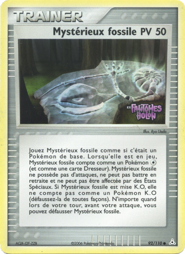 Mystérieux fossile 92 — EX Holon Phantoms (French Pokémon TCG card)