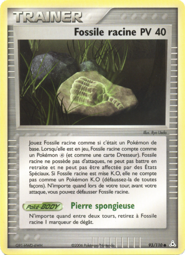 Fossile racine 93 — EX Holon Phantoms (French Pokémon TCG card)