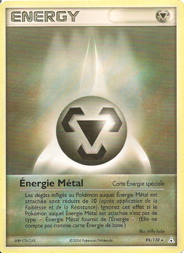 Énergie Métal 95 — EX Holon Phantoms (French Pokémon TCG card)