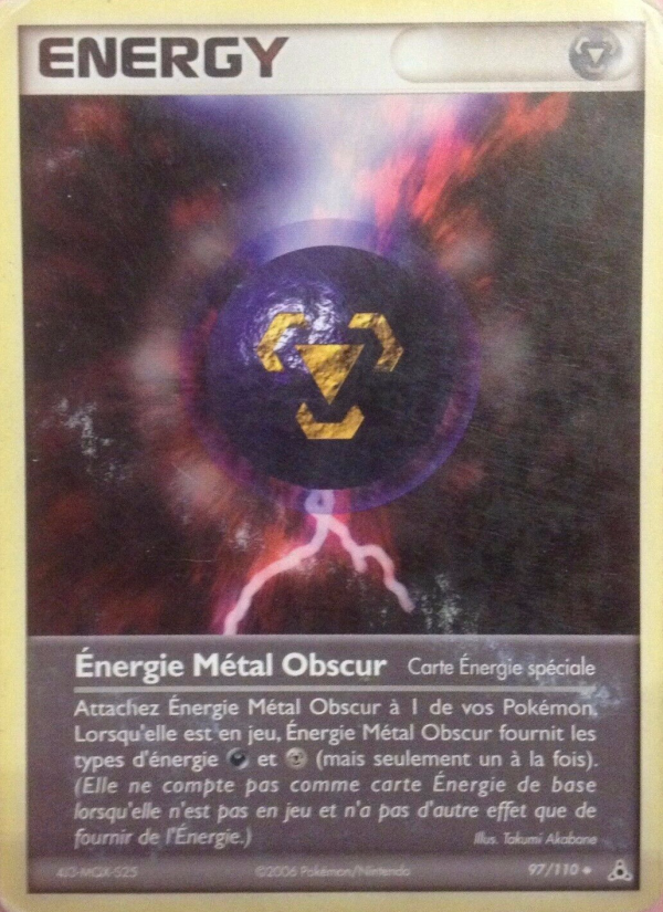 Énergie Métal Obscur 97 — EX Holon Phantoms (French Pokémon TCG card)