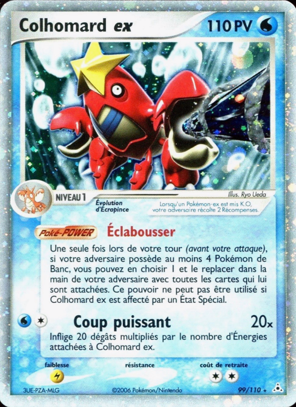 Colhomard ex 99 — EX Holon Phantoms (French Pokémon TCG card)