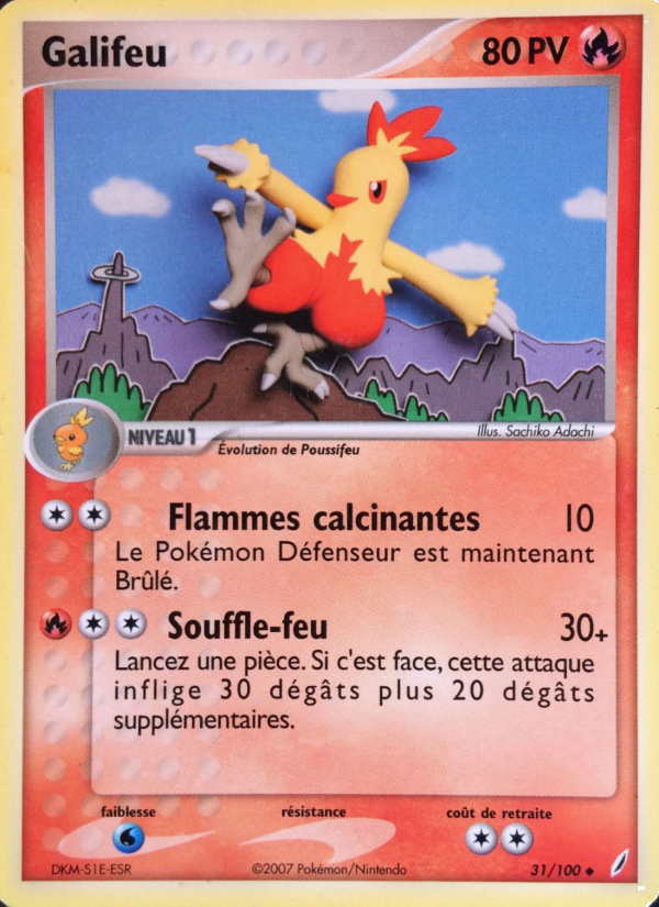Galifeu 31 — EX Crystal Guardians (French Pokémon TCG card)
