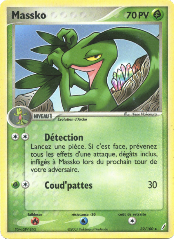 Massko 32 — EX Crystal Guardians (French Pokémon TCG card)