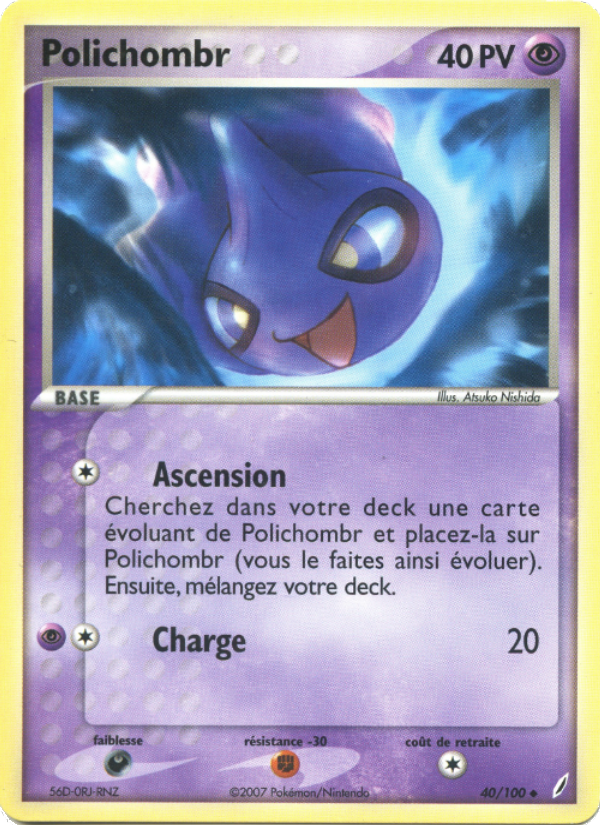 Polichombr 40 — EX Crystal Guardians (French Pokémon TCG card)