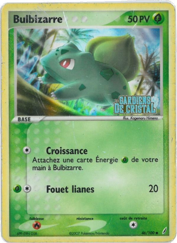 Bulbizarre 46 — EX Crystal Guardians (French Pokémon TCG card)