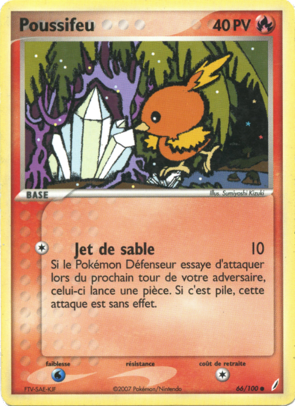 Poussifeu 66 — EX Crystal Guardians (French Pokémon TCG card)