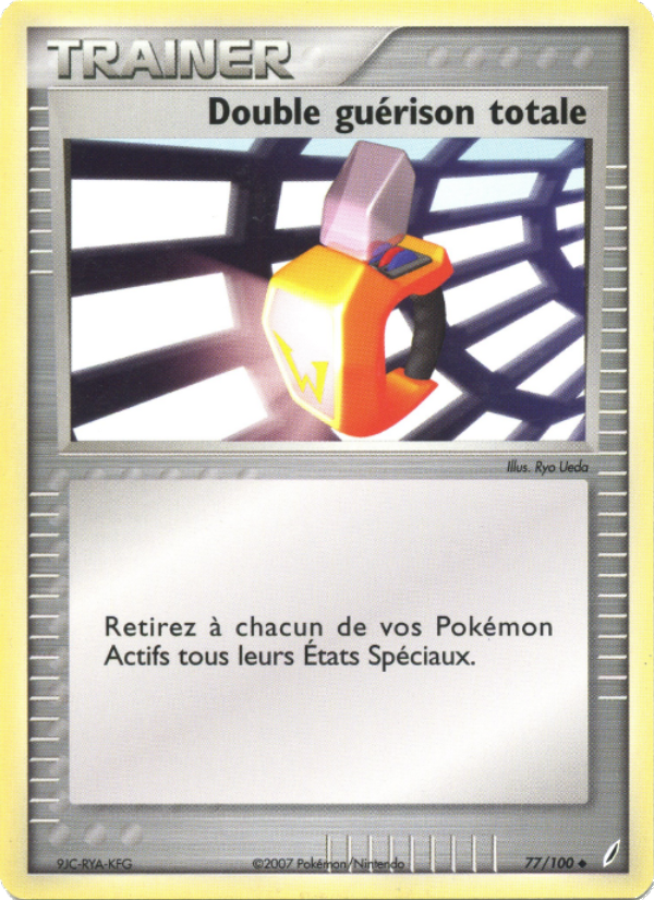 Double guérison totale 77 — EX Crystal Guardians (French Pokémon TCG card)
