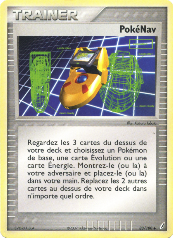 PokéNav 83 — EX Crystal Guardians (French Pokémon TCG card)