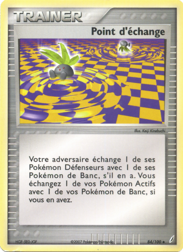 Point d'échange 84 — EX Crystal Guardians (French Pokémon TCG card)