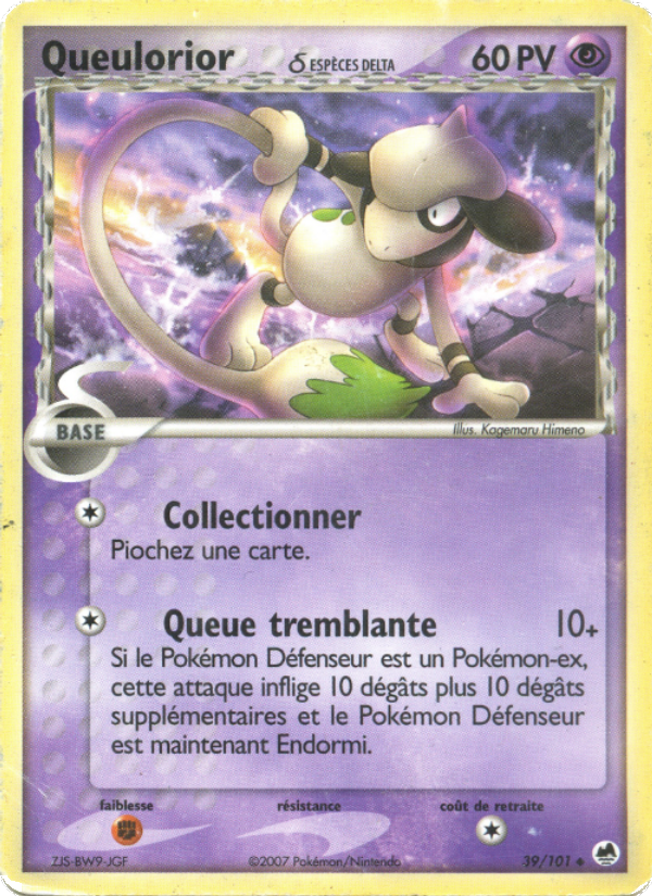 Queulorior δ 39 — EX Dragon Frontiers (French Pokémon TCG card)
