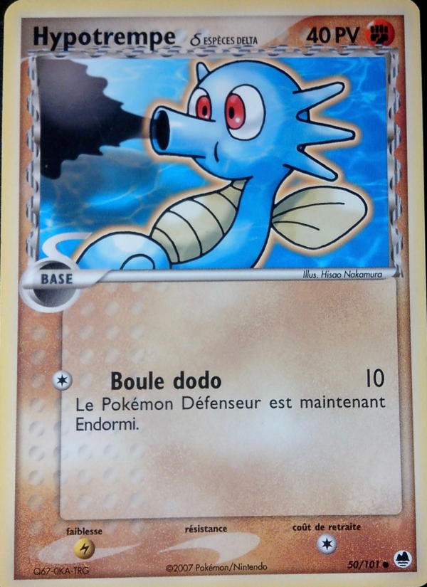 Hypotrempe δ 50 — EX Dragon Frontiers (French Pokémon TCG card)