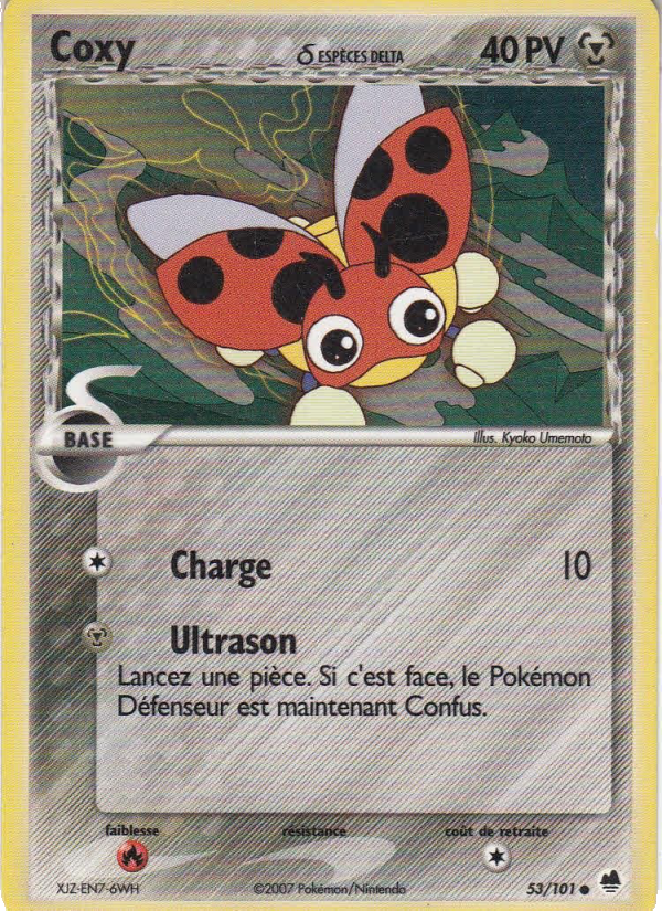 Coxy δ 53 — EX Dragon Frontiers (French Pokémon TCG card)