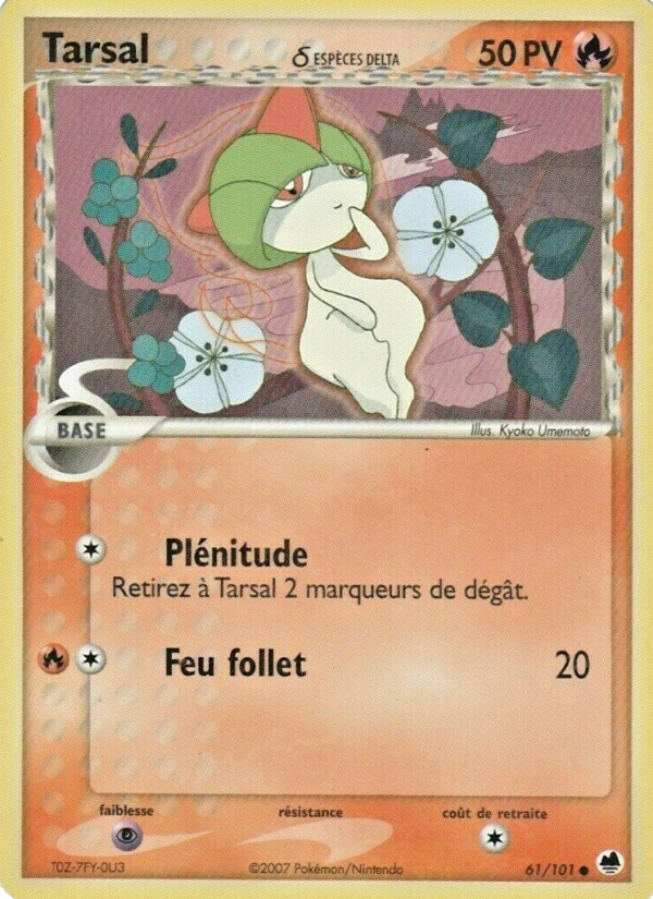 Tarsal δ 61 — EX Dragon Frontiers (French Pokémon TCG card)