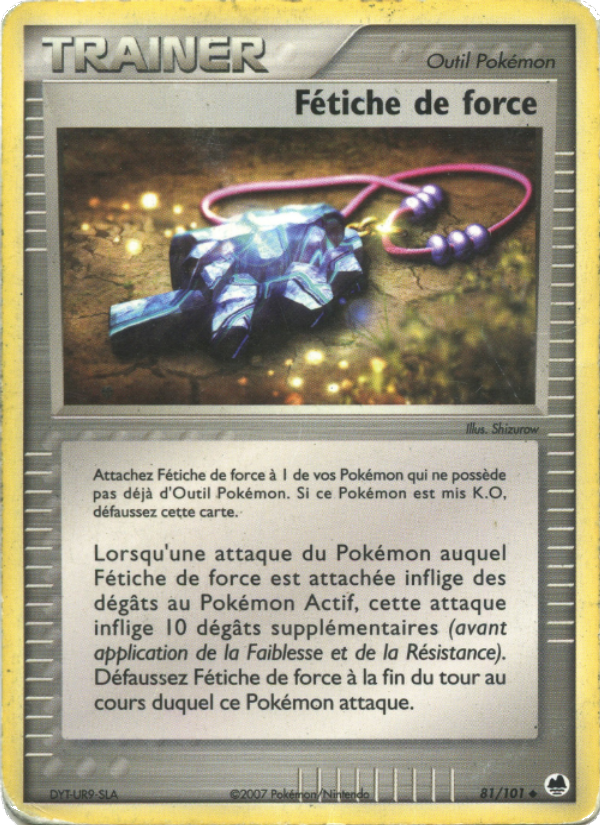 Fétiche de force 81 — EX Dragon Frontiers (French Pokémon TCG card)